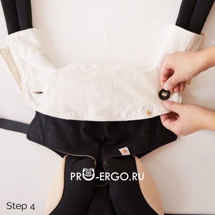 картинка Трикотажная накладка на ремни для ERGO Baby