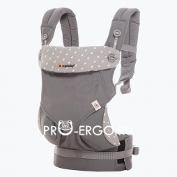 картинка  Ergo-рюкзак 360 - Серый капля