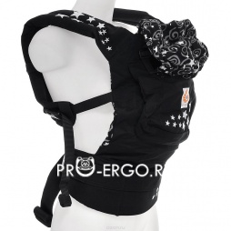 картинка Эрго-рюкзак (черный со звездами)