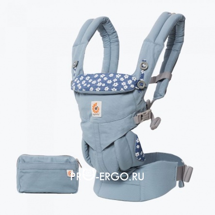 картинка Ergo-Рюкзак 360 Omni (Голубые Ромашки)