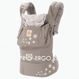 картинка Эрго-рюкзак (серый со звездами)